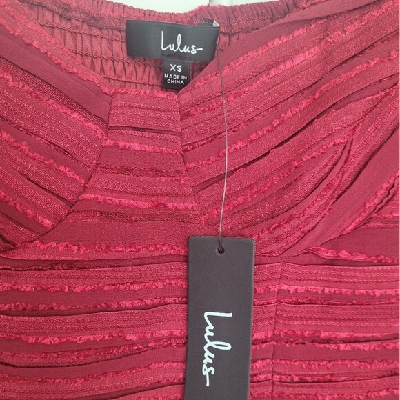 Lulus Red XS Top - Picture 3 of 5